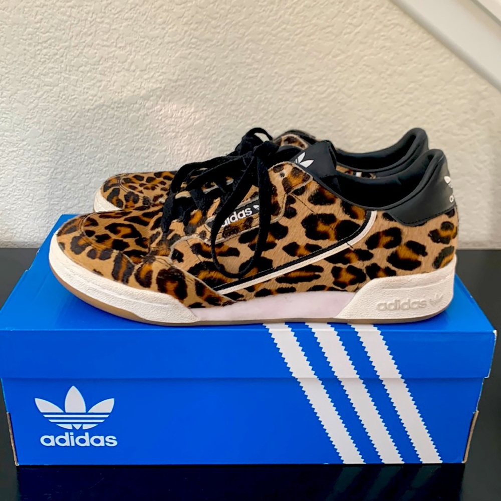 Adidas Continental 80 Leopard Print